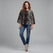 Monari - Pullover aus Leo-Jacquard