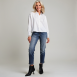 Tonno &amp; Panna - Hemdbluse mit Spitzendetail