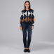 Gant - Cardigan mit Argyle-Muster