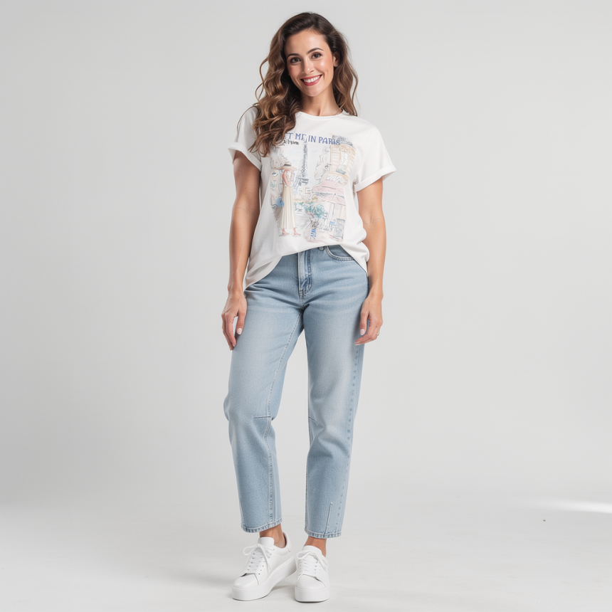 Princess - T-Shirt mit Frontdruck