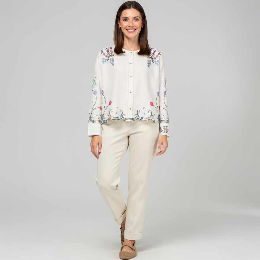 ME 369 - Leinenbluse HELENA