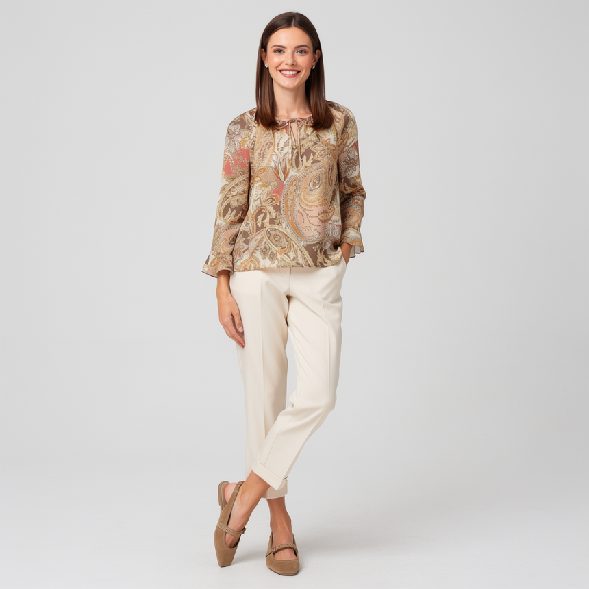 Monari - Bluse mit Print