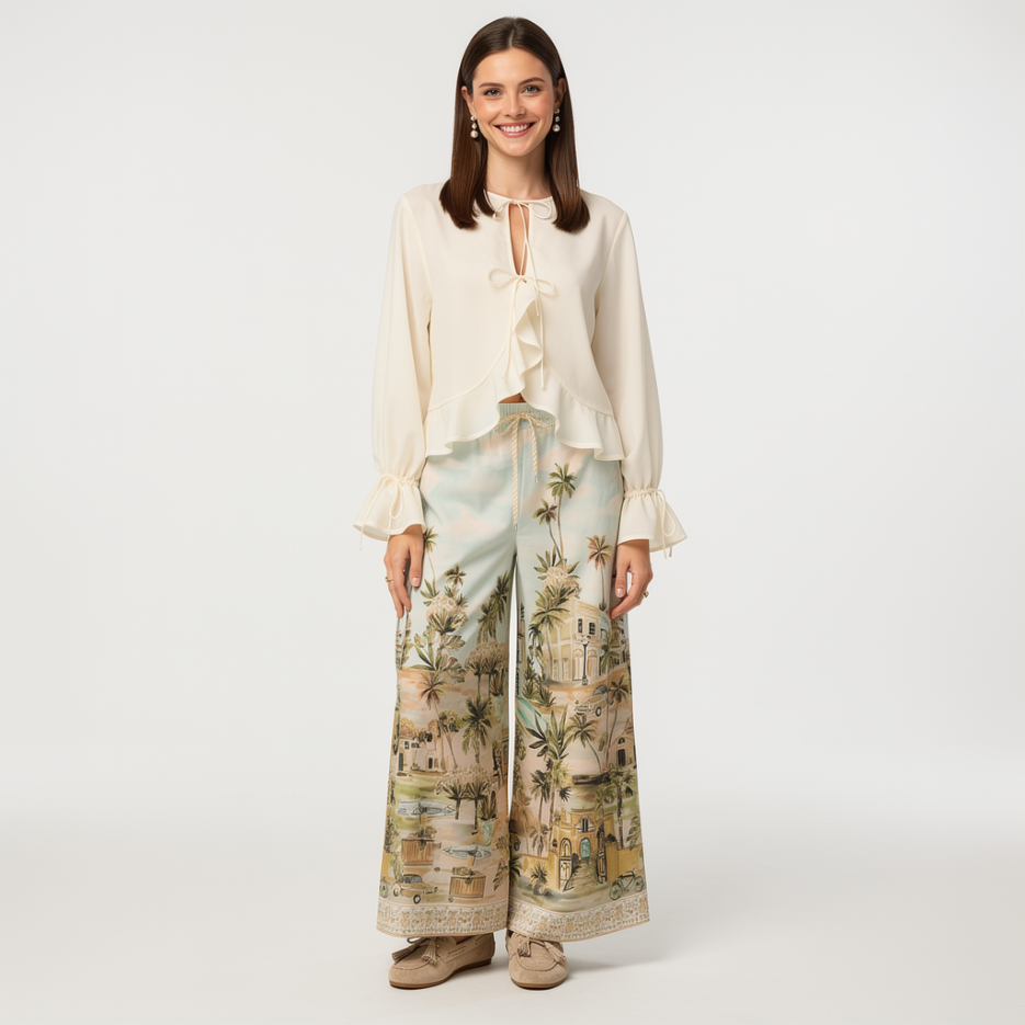 Cambio - Wide Leg Hose CANDICE