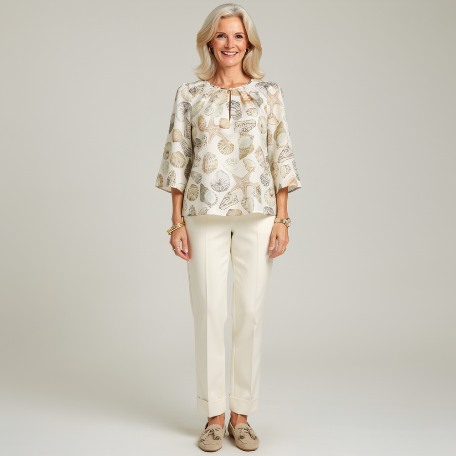 Marc Cain - Tunikabluse mit Print