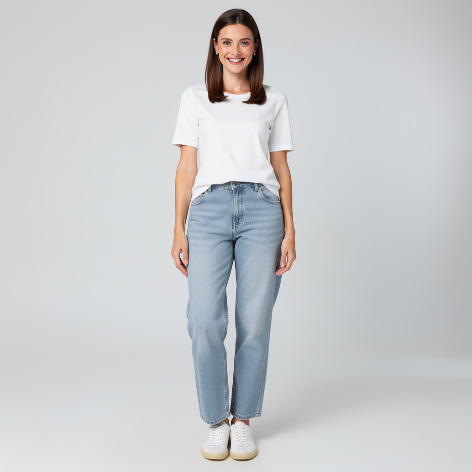 Marc Cain - T-Shirt aus Stretch-Jersey