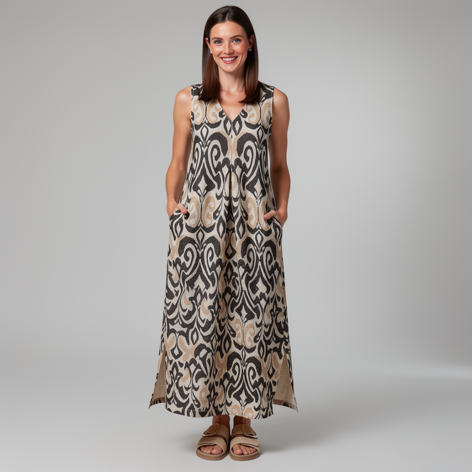Chelsea Rose - Maxikleid aus Leinen