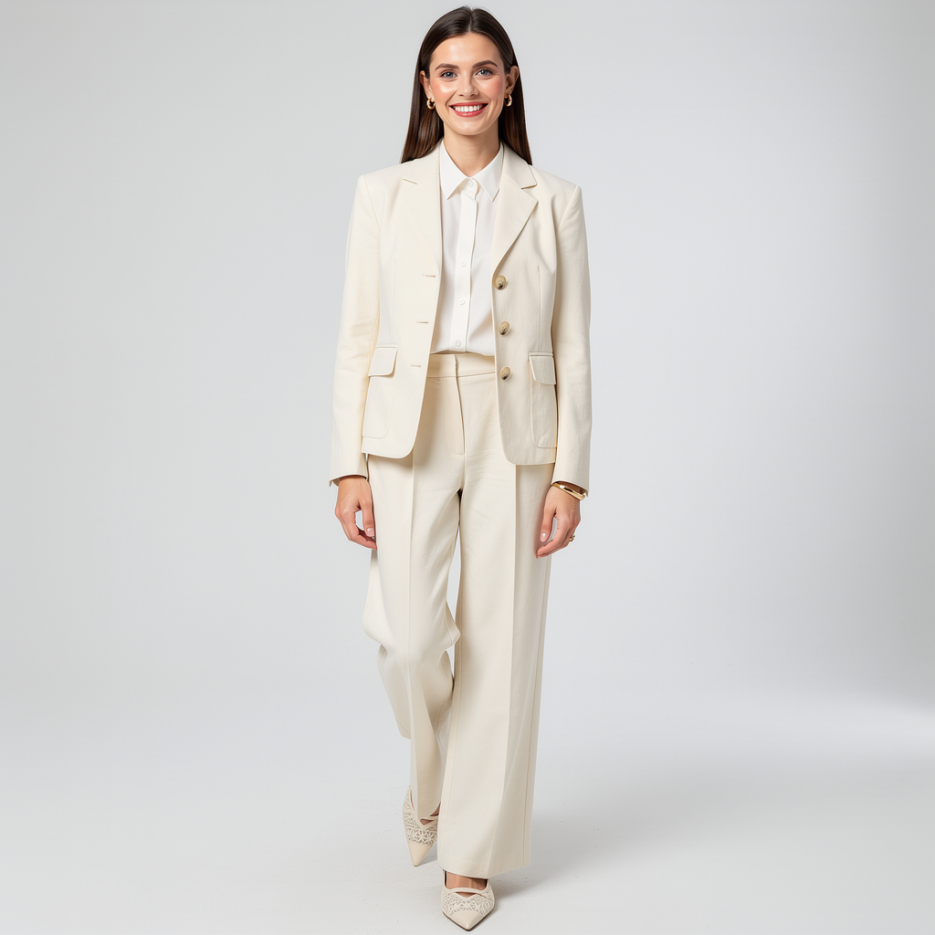 Luisa Cerano - Blazer mit Leinen