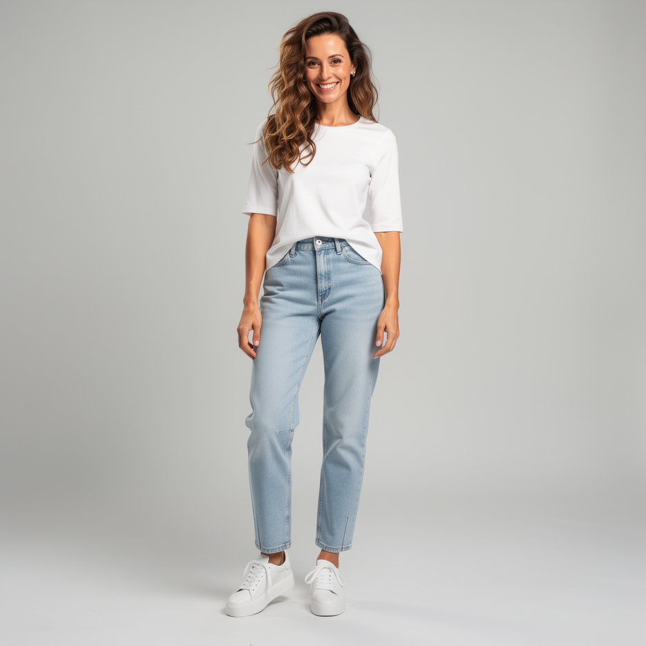 Marc Cain - T-Shirt aus Stretch-Jersey