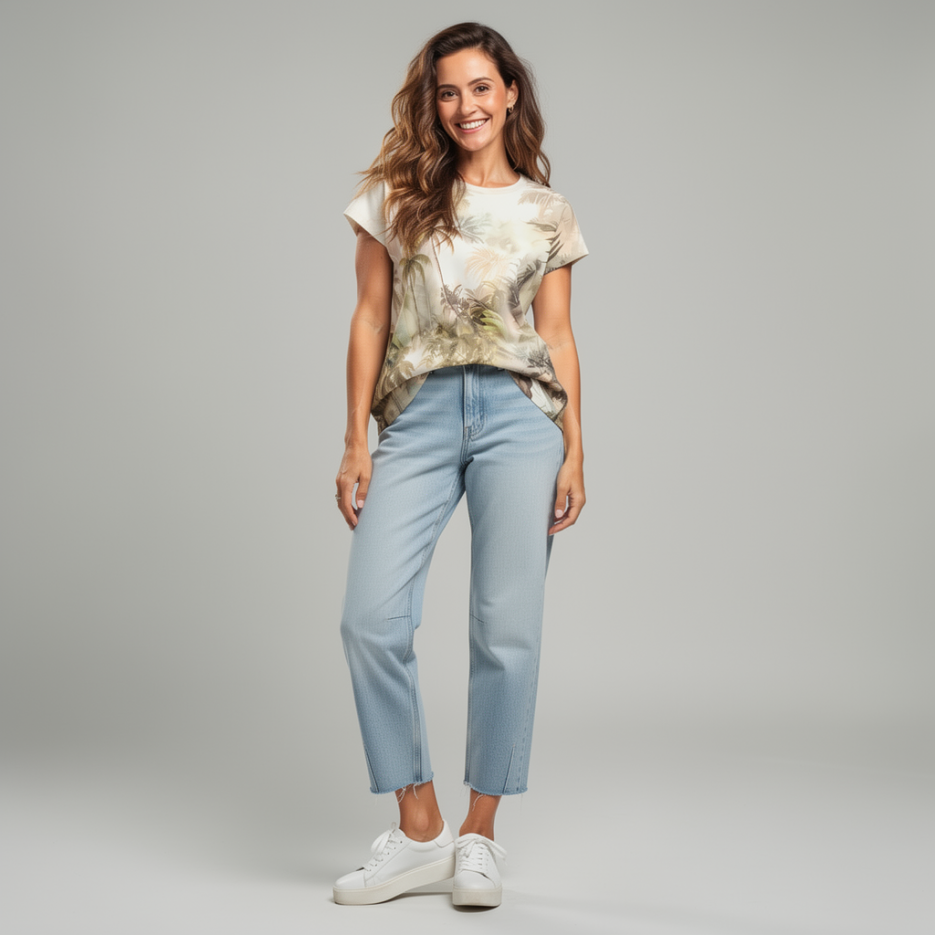 Monari - Shirt mit Print