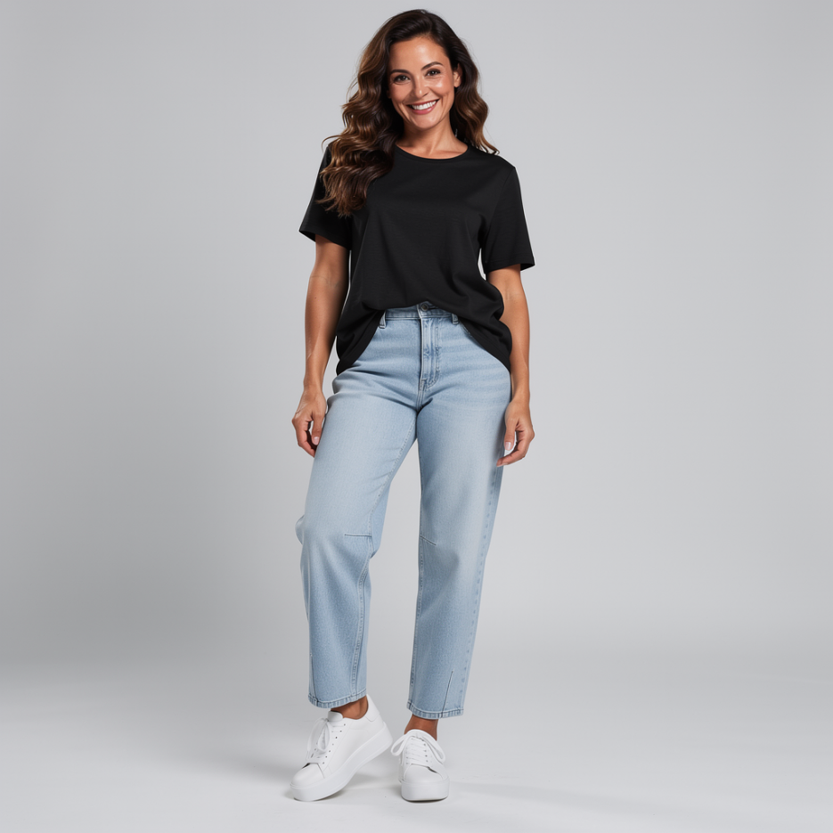 Hearts&amp;More - T-Shirt aus Leinen-Jersey