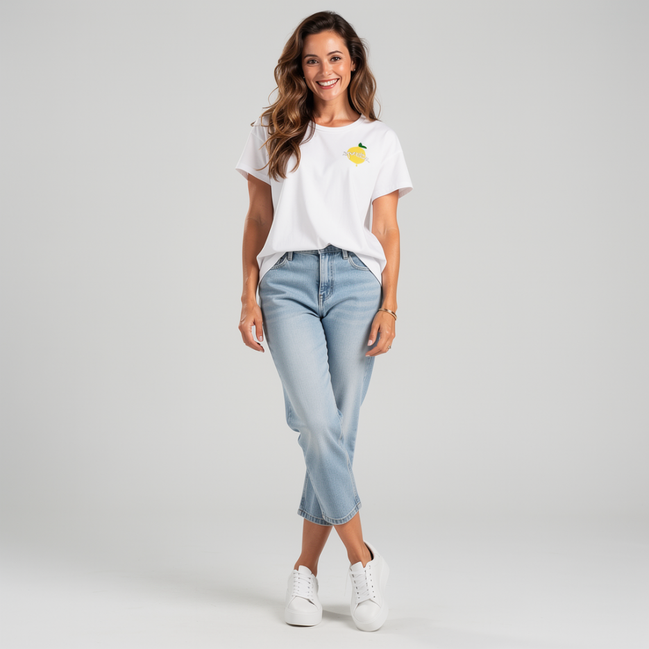 Oui - T-Shirt mit Print