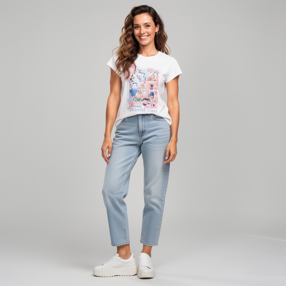 Chelsea Rose - T-Shirt mit Frontprint
