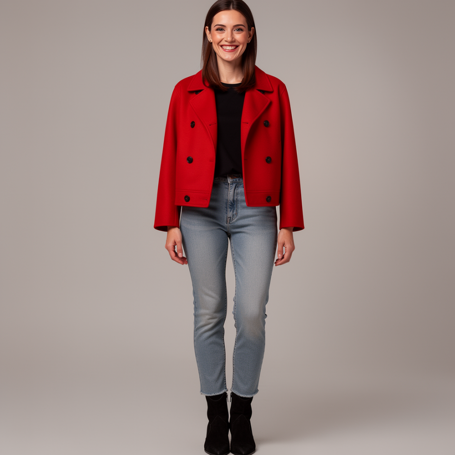Windsor - Wolljacke mit doppelter Knopfleiste