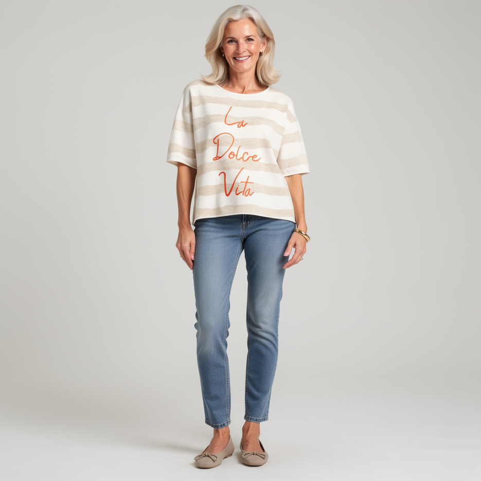 Chelsea Rose - Pullover mit Stickerei