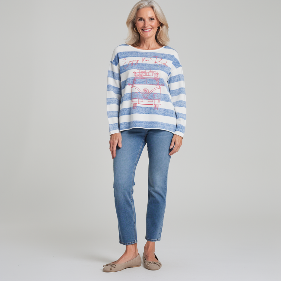 Chelsea Rose - Pullover mit Stickerei