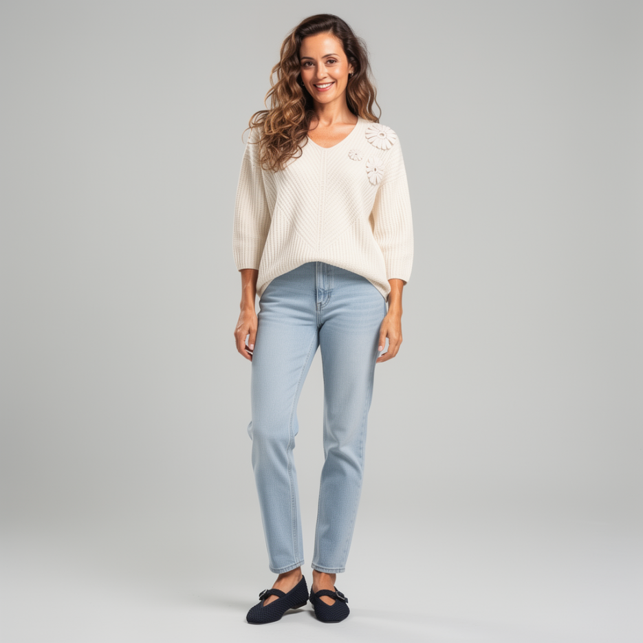Hemisphere - Pullover mit Kaschmir