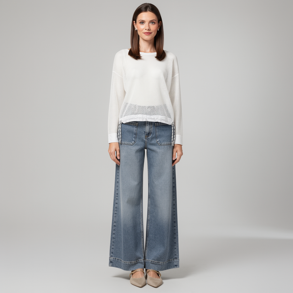 Marc Cain Sport - Shirt aus Mesh
