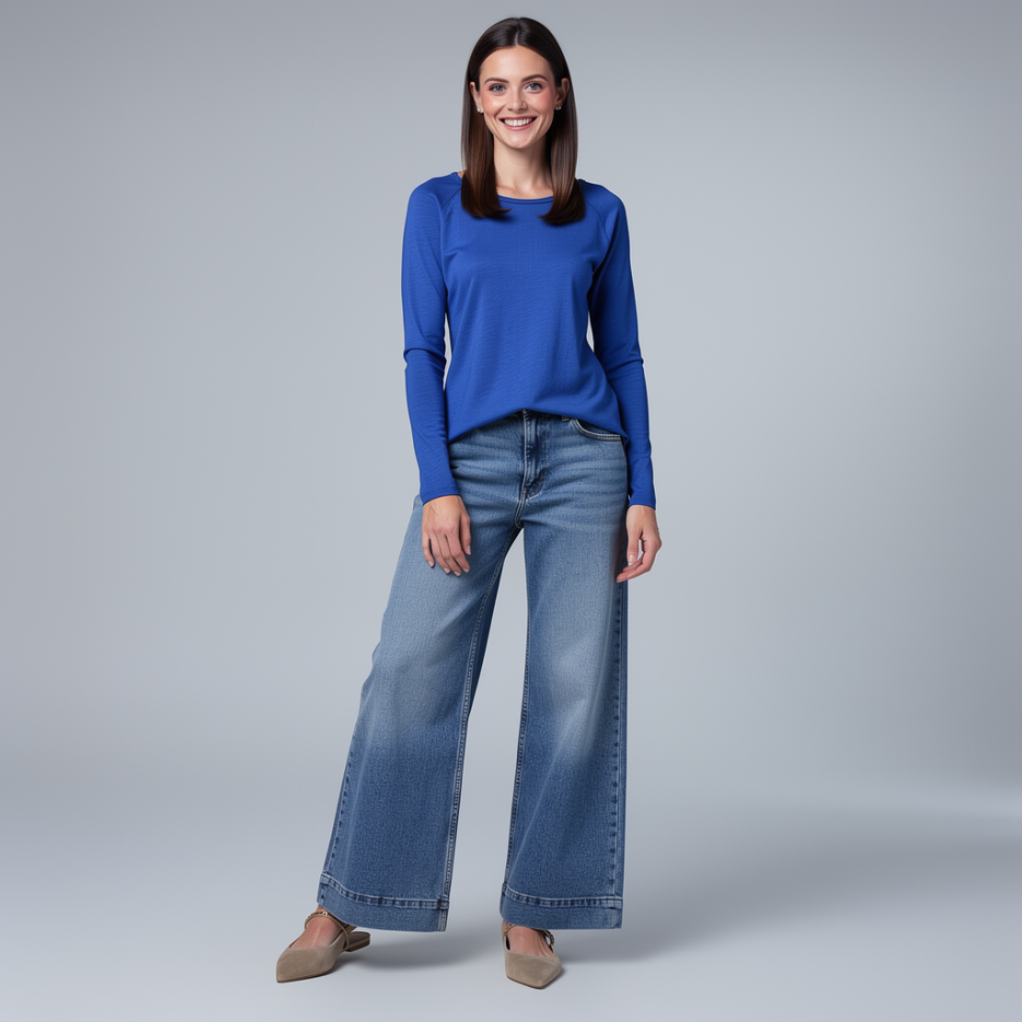 Rich &amp; Royal - Langarmshirt aus Slubjersey