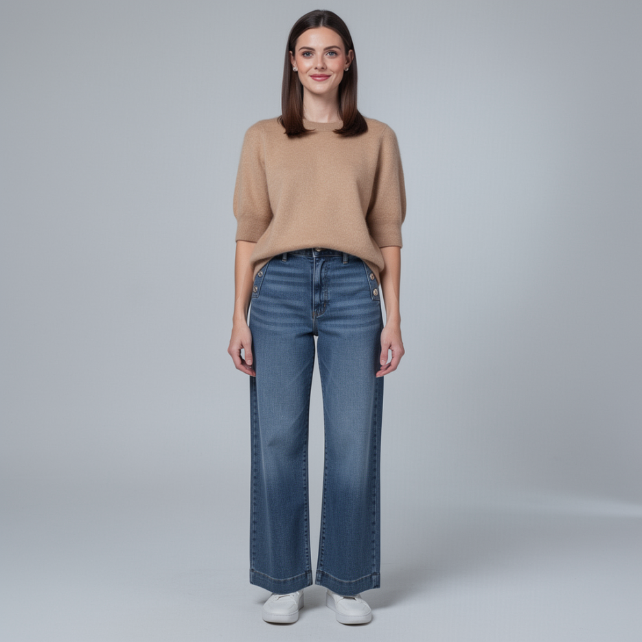 Guess Jeans - Wide Leg Jeans FAYE
