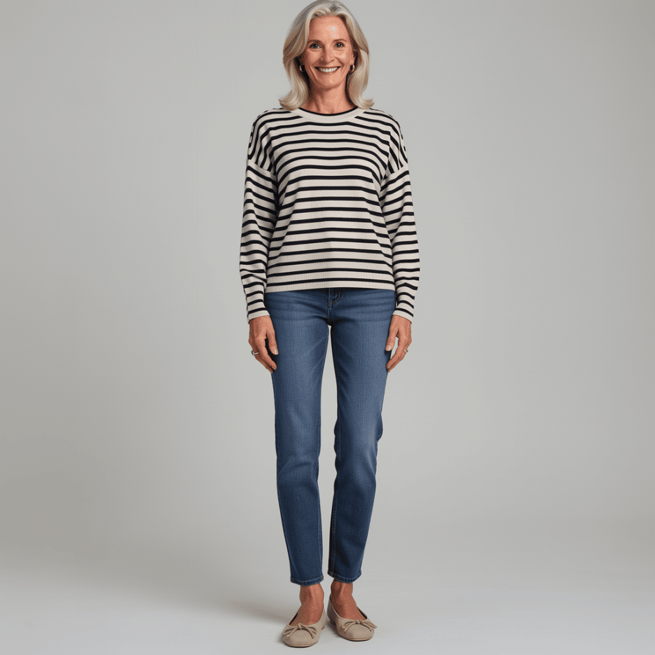 Closed - Kaschmirpullover mit Ringelmuster