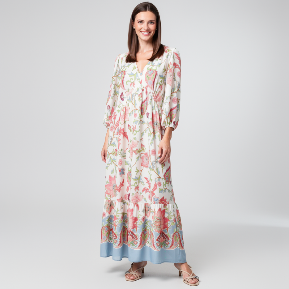 Monari - Maxikleid mit Print