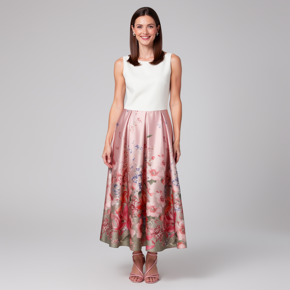 Swing - Cocktailkleid mit floralm Druck