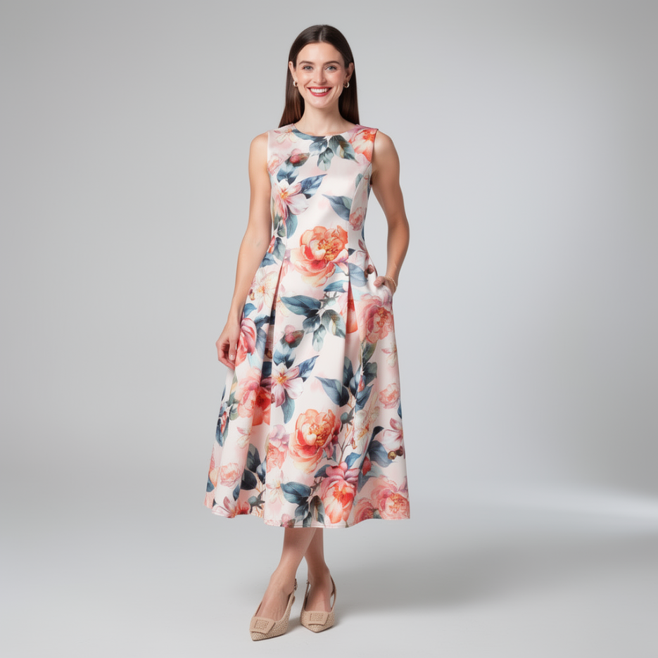 Vera Mont - Cocktailkleid mit floralem Print