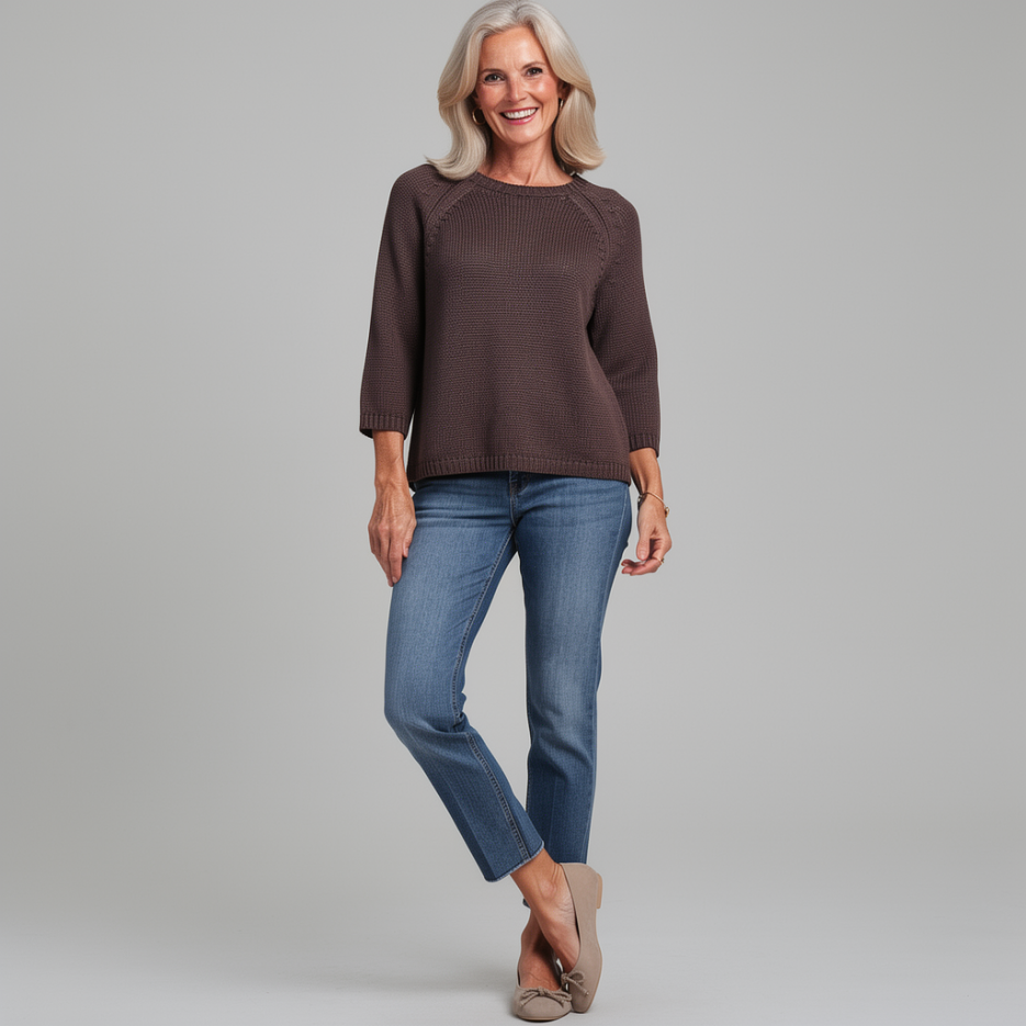Rena Marx - Pullover mit Leinen