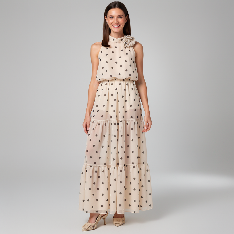 Swing - Abendkleid mit Punkten