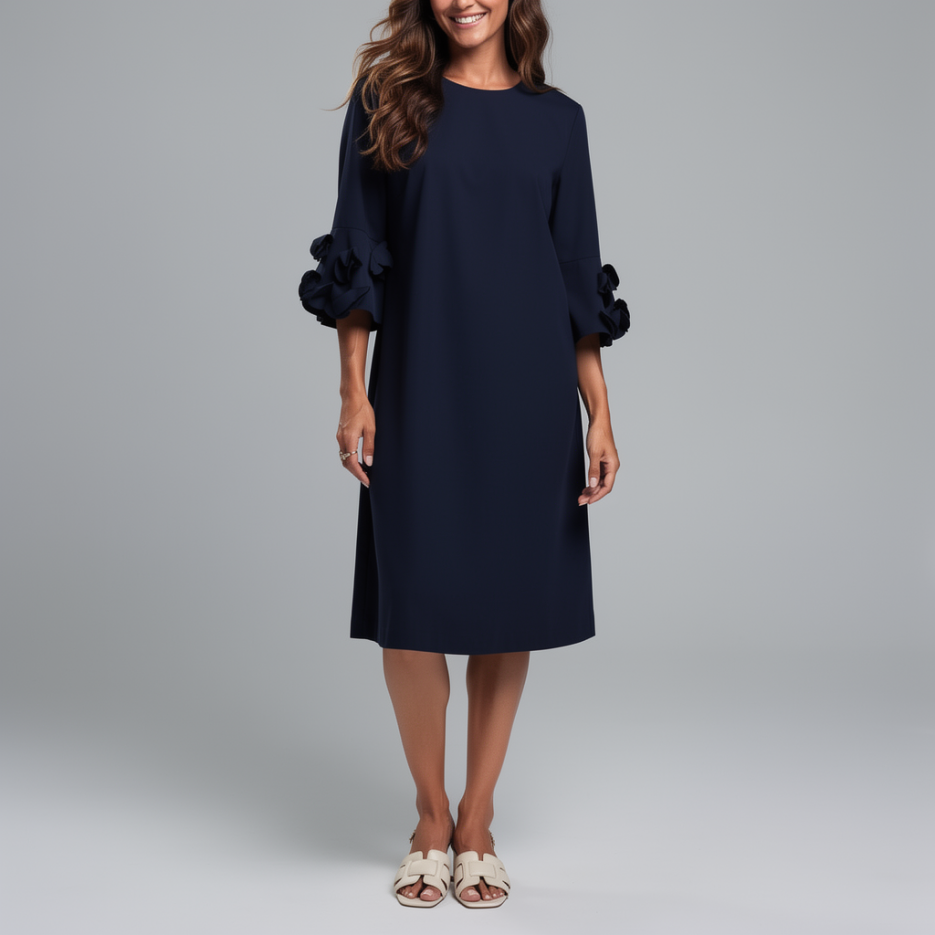 Rena Marx - Kleid mit Ärmeldetail