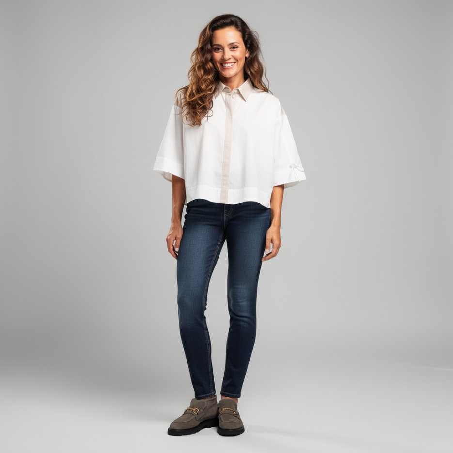 Marc Cain Sport - Bluse mit Raffung am Arm