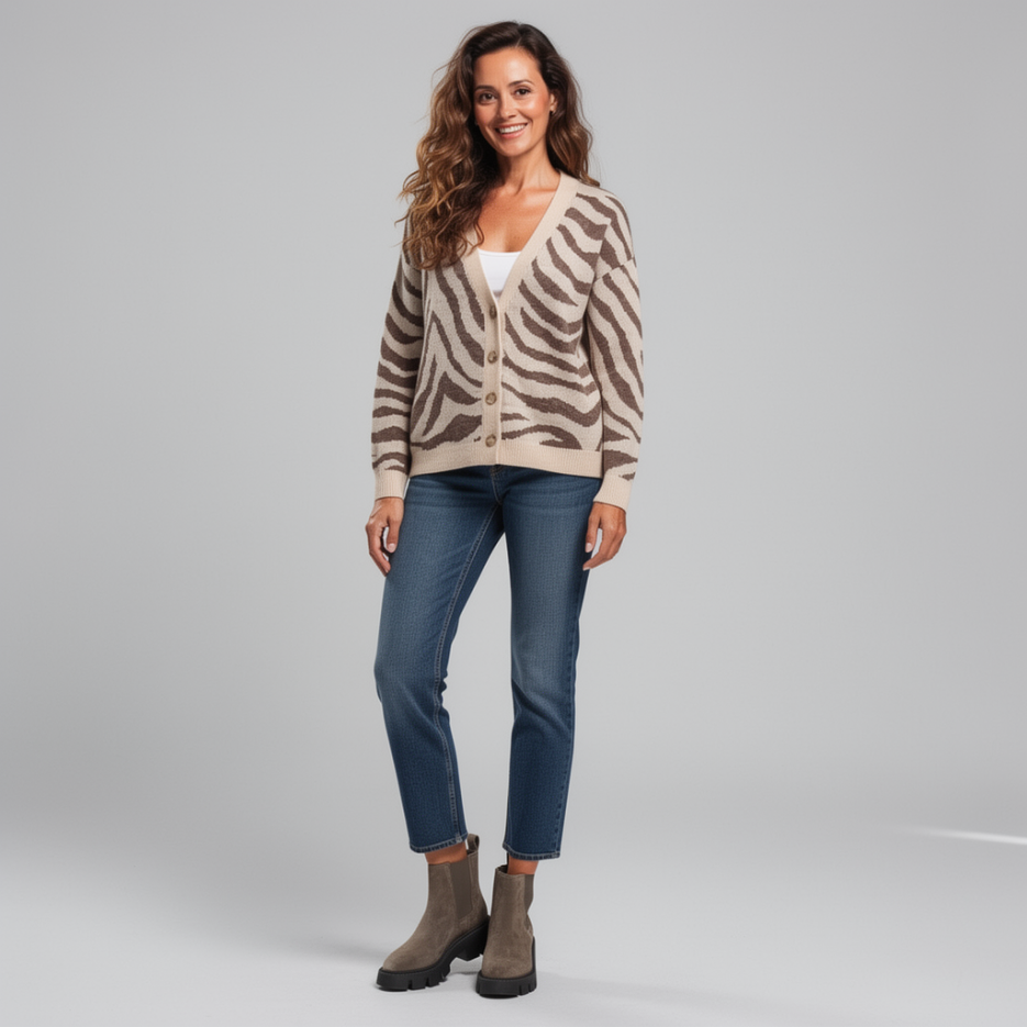 Riani - Strickjacke mit Alpaka