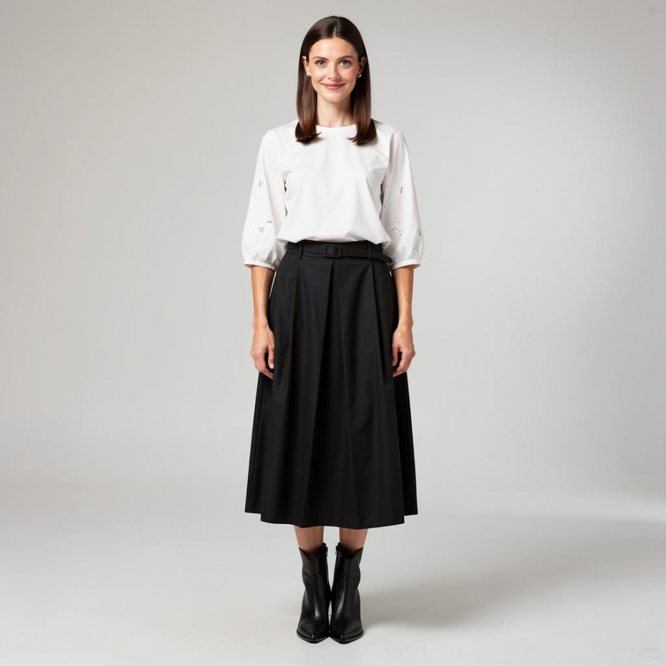 Marc Cain Sport - Shirt mit Materialmix