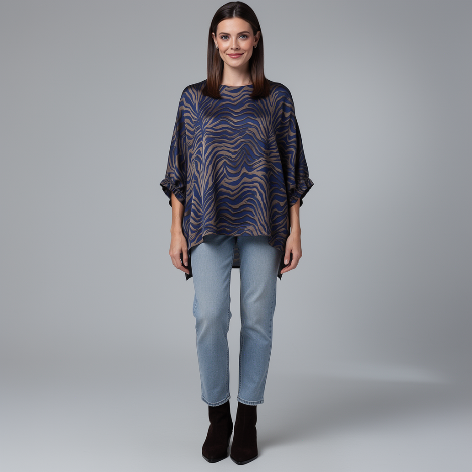 Riani - Oversized Bluse mit Print