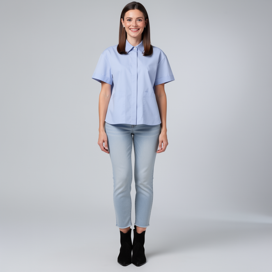 Rena Marx - Bluse mit Taschen