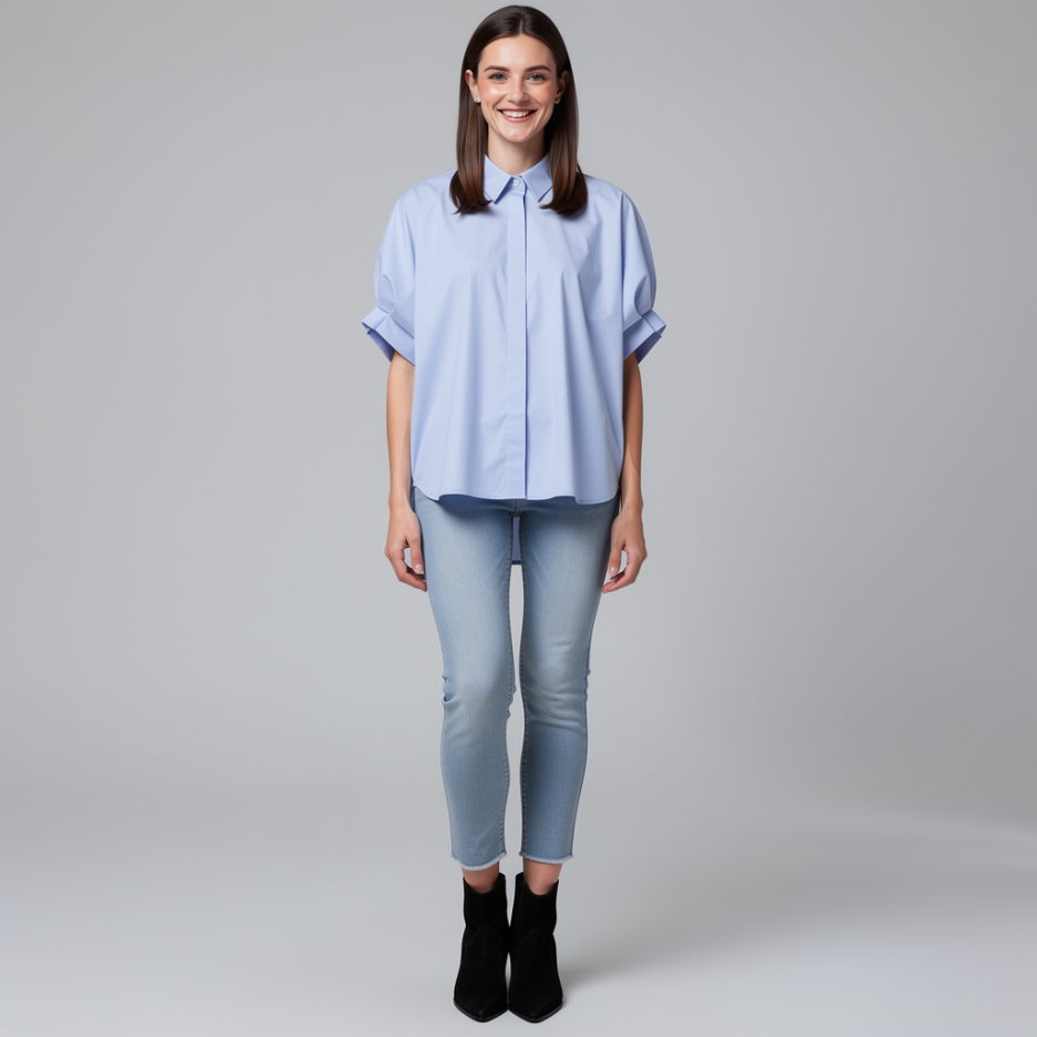 Rena Marx - Bluse aus Popeline