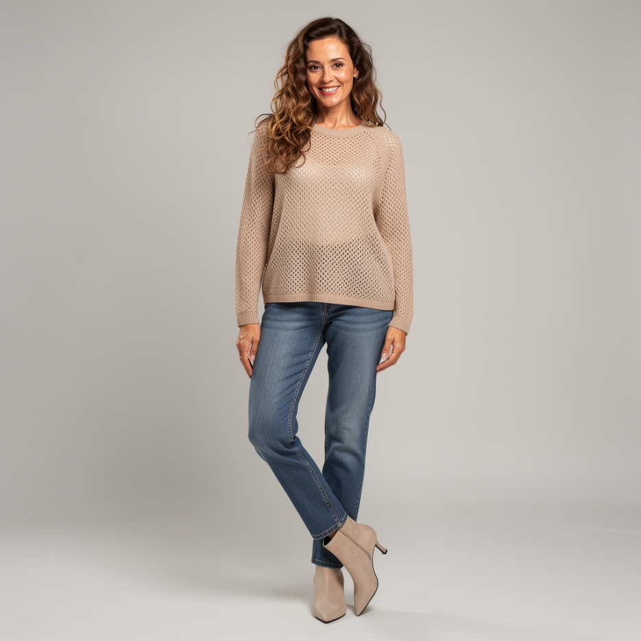 Luisa Cerano - Pullover mit Metallic-Garn