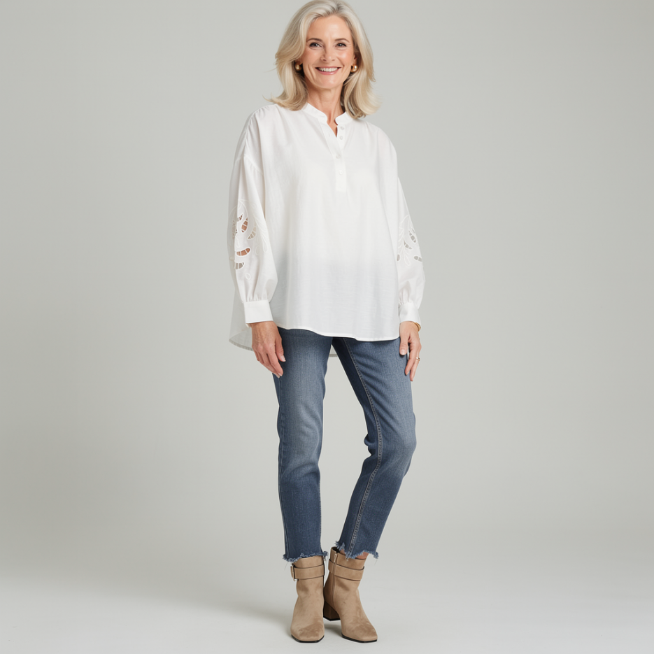 Angela Davis - Bluse 1/1-Arm