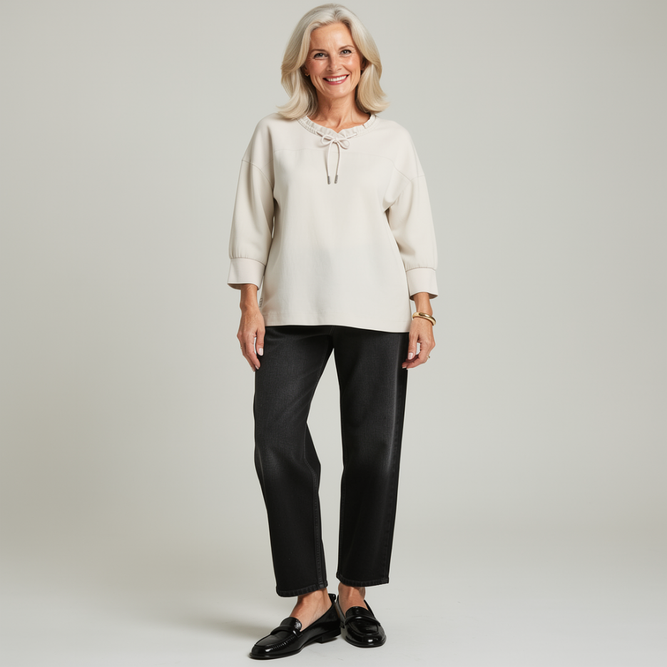 Marc Cain Sport - Shirt mit Materialmix