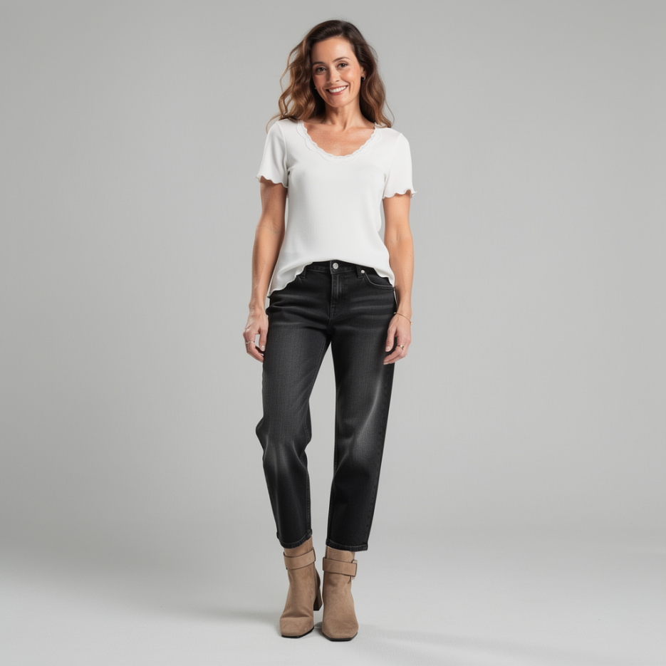Hearts&amp;More - Shirt mit Spitze