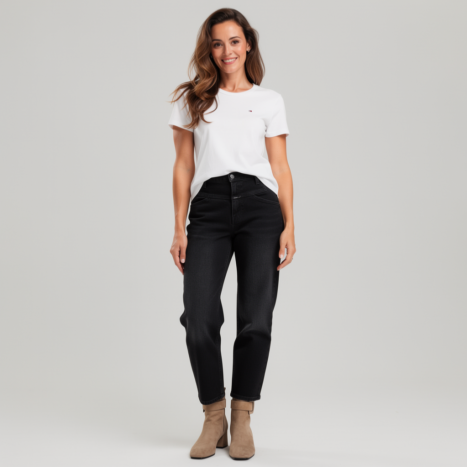 Tommy Hilfiger - T-Shirt mit Logo-Stickerei