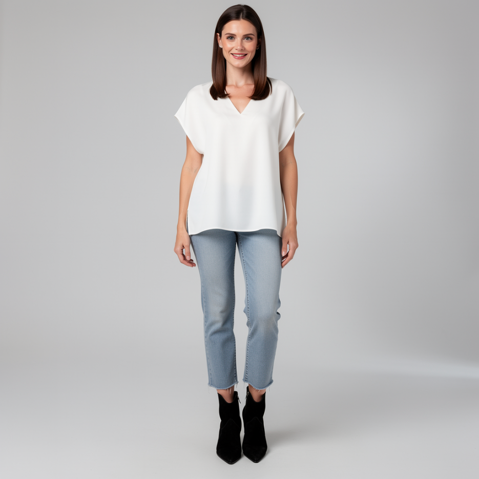 Windsor - Blusenshirt mit V-Ausschnitt