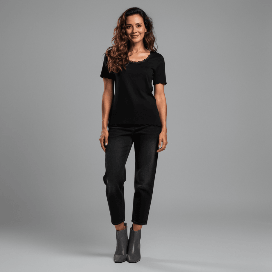 Hearts&amp;More - Shirt mit Spitze