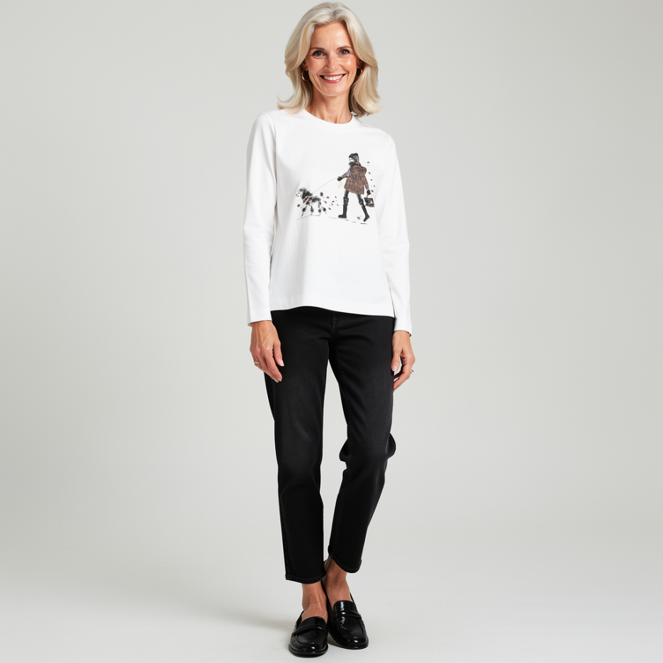Zaida - Shirt mit Frontprint