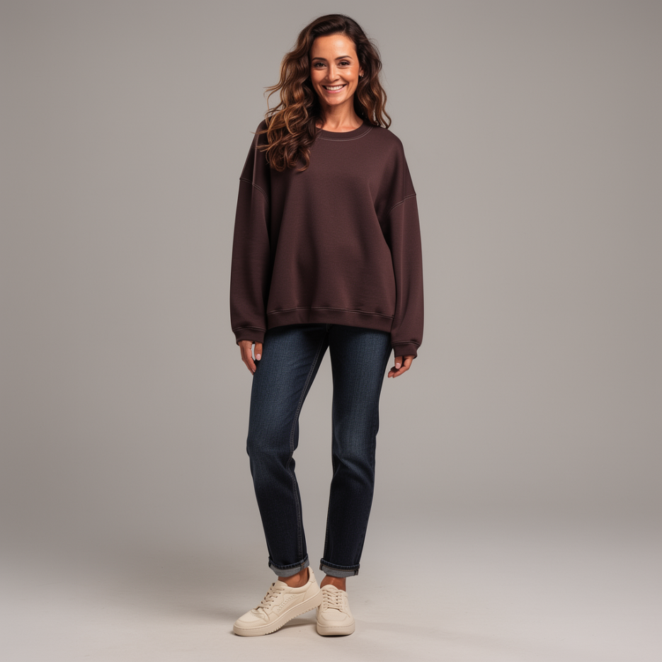 Liv Bergen - Sweatshirt mit Rückenprint