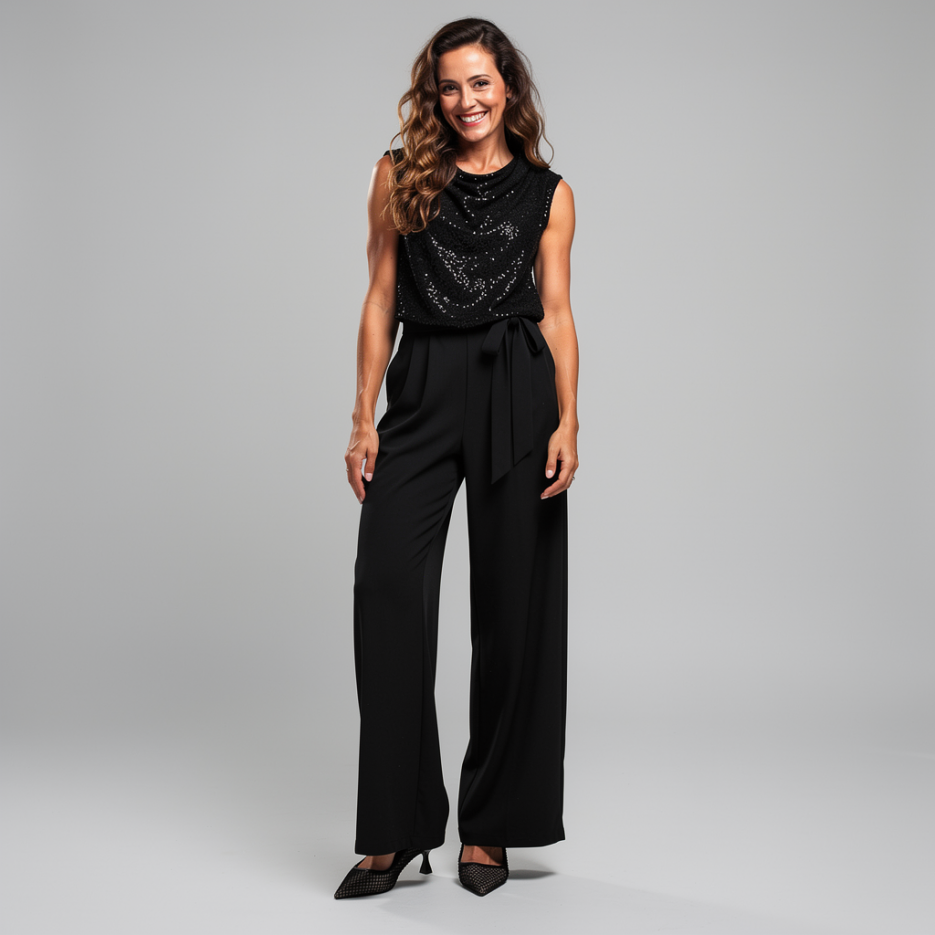 Apart - Jumpsuit mit Pailletten-Top