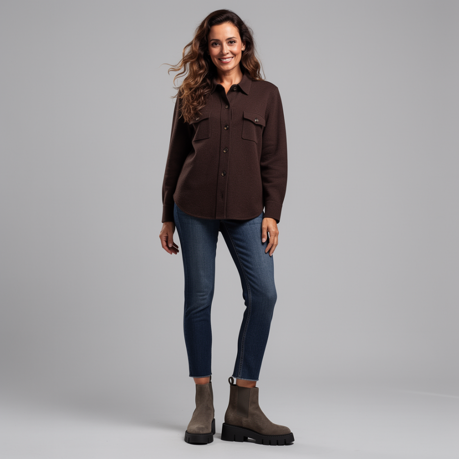 Insieme - Strickjacke mit Kaschmir