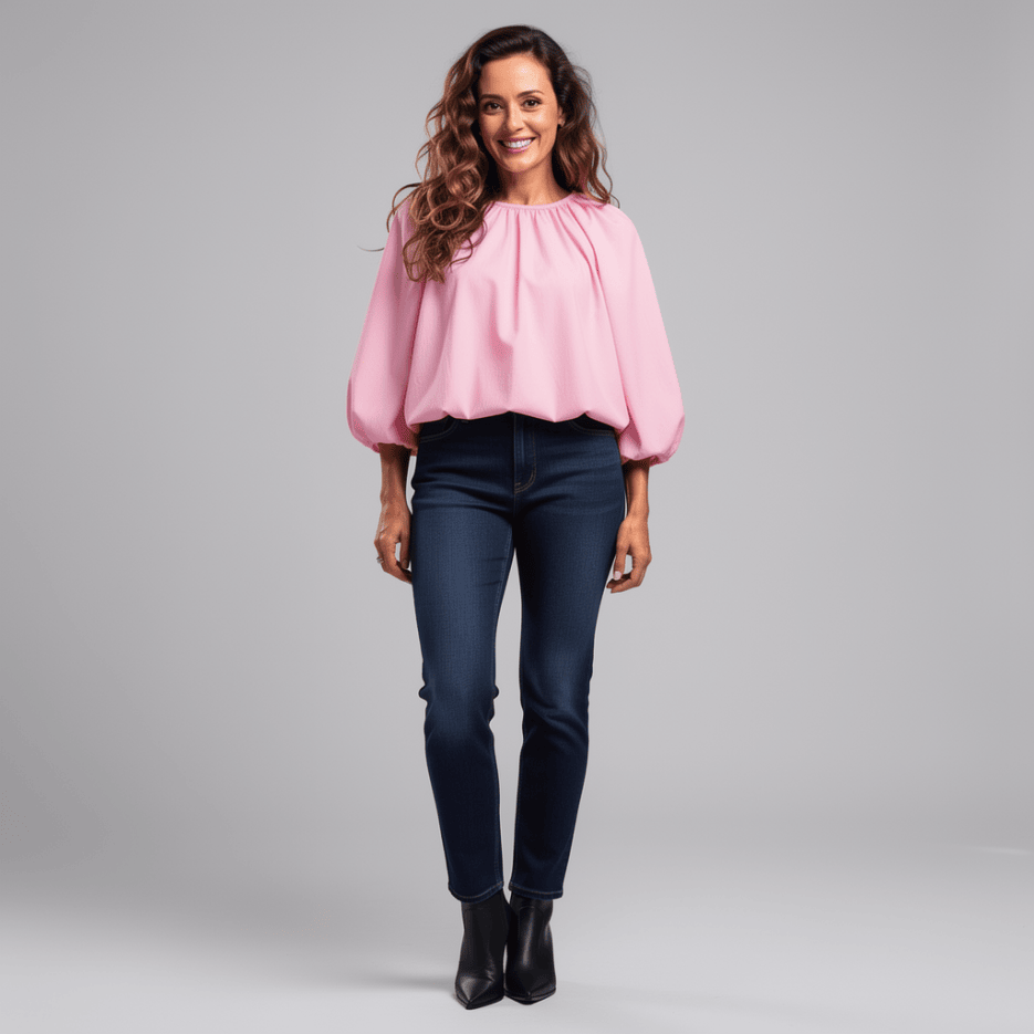 Emily - Bluse mit U-Boot-Ausschnitt