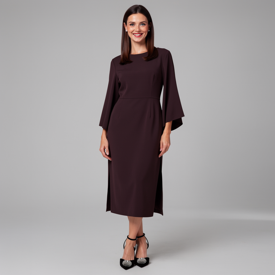 Windsor - Kleid mit Flügelärmeln