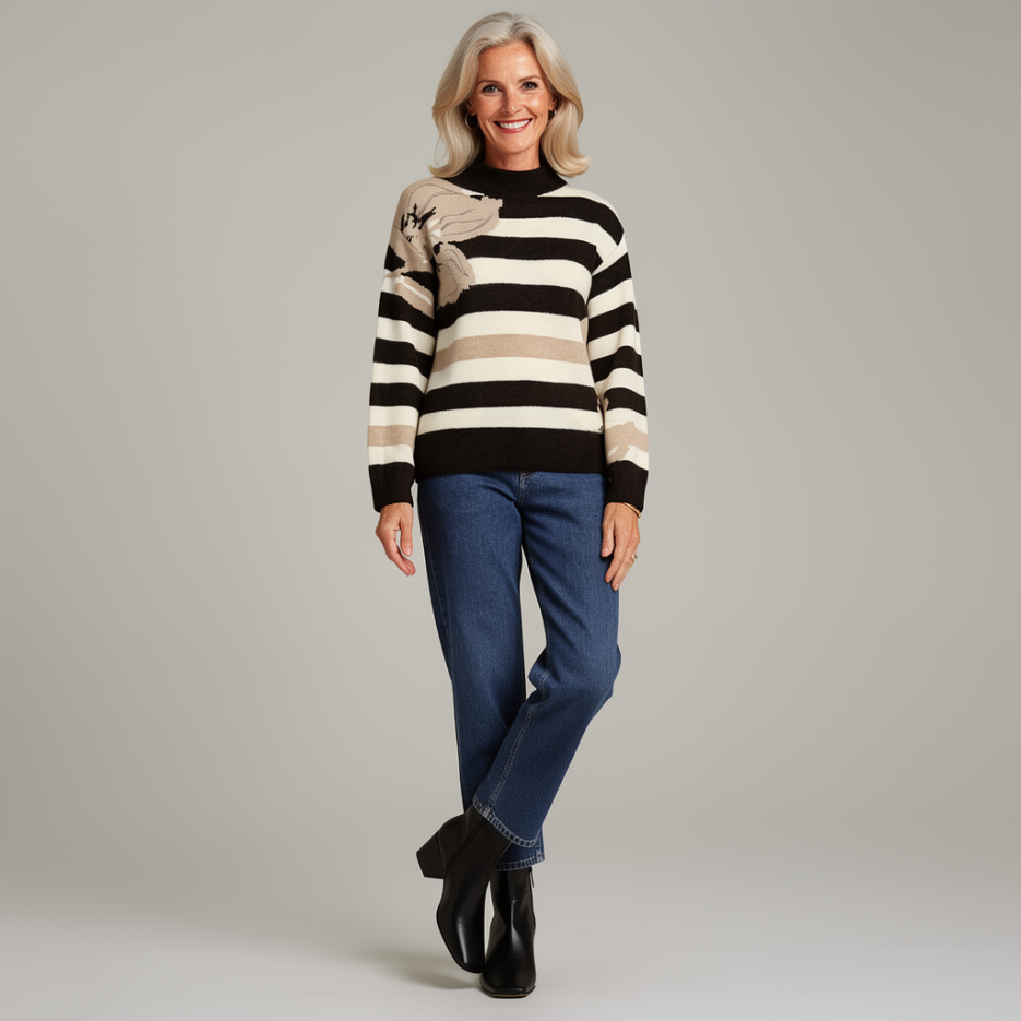 Monari - Pullover mit Strass
